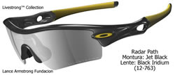 Oakley Radar Path Lance Armstrong Jet Black / Black Iridium (12-763)